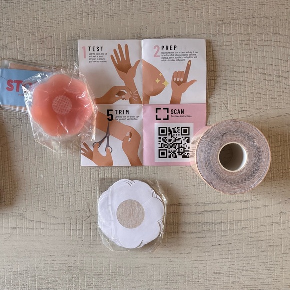 Nipple Cover and Boob Tape Kit - Nude - Picture 5 of 10